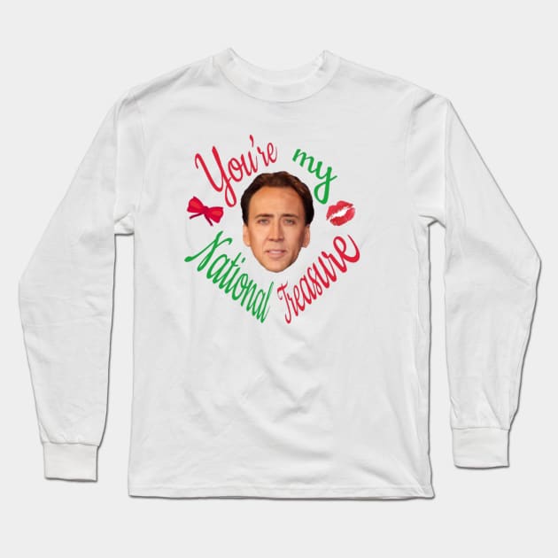 You're My National Treasure Long Sleeve T-Shirt by SunkenMineRailroad